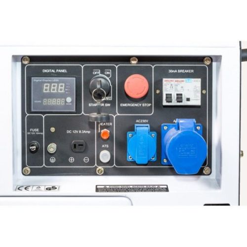Генератор дизельный ITCPower DG7800SE (6806429) - фото 3