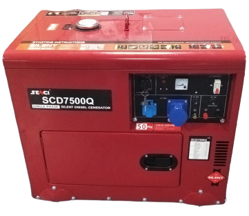 Генератор дизельный SENCI SCD7500Q - фото 1