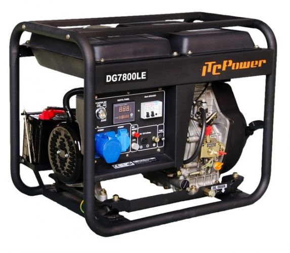 Генератор дизельный ITCPower DG7800LE (34083) - фото 1