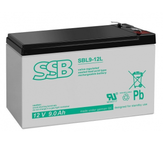 Акумуляторна батарея SSB AGM 12V 9Ah (SBL9-12L)