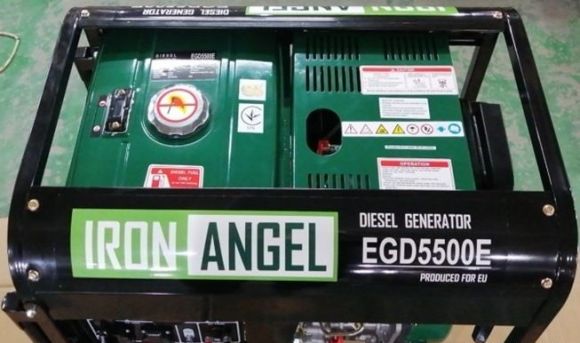 Генератор дизельный IRON ANGEL EGD 5500 E - фото 2