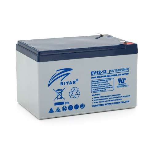 Аккумуляторная батарея RITAR EV12-12,12V 12Ah, F2 (26381) - фото 1