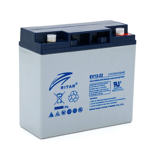 Аккумуляторная батарея RITAR EV12-22,12V 22Ah, M5 (26387) - фото 1
