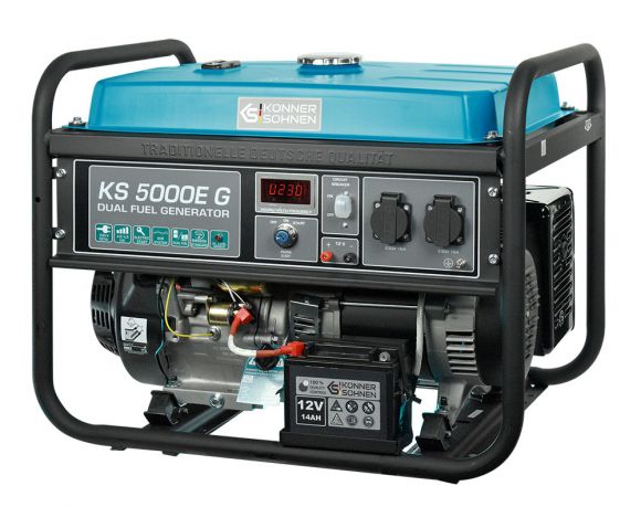 Генератор бензиново-газовий Konner&amp;Sohnen KS 5000E G - фото 2