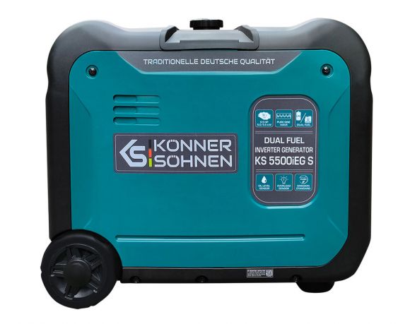 Генератор газобензиновый Konner&amp;Sohnen KS 5500iEG S - фото 7