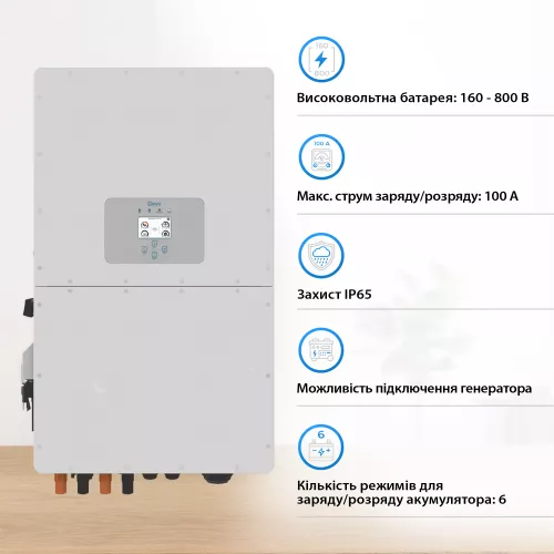 Инвертор гибридный DEYE SUN-30K-SG01HP3-EU-BM3 - фото 4