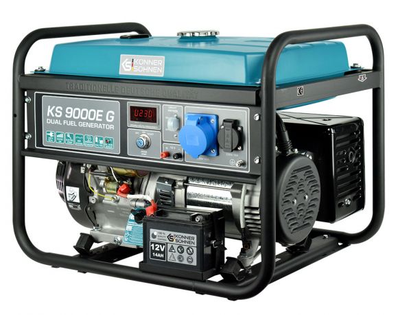 Генератор бензиново-газовий Konner&amp;Sohnen KS 9000E G - фото 3