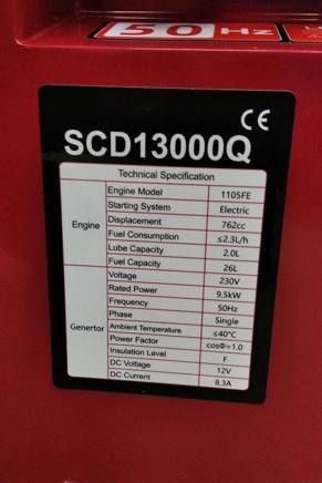 Генератор дизельный SENCI SCD 13000Q - фото 4