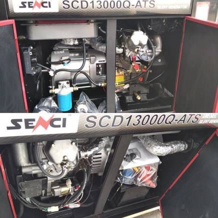 Генератор дизельный SENCI SCD13000Q-ATS - фото 6