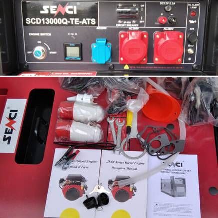 Генератор дизельный SENCI SCD13000Q-TE-ATS - фото 5