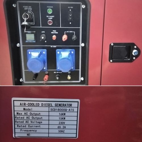 Генератор дизельный SENCI SCD18000Q-ATS - фото 3