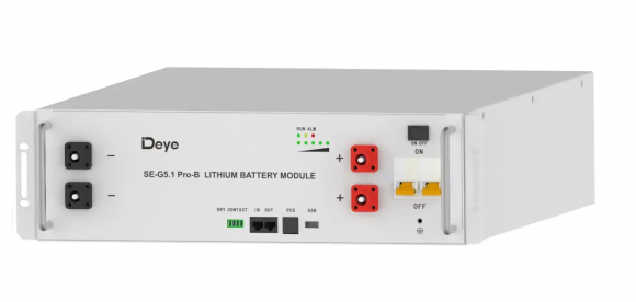 Аккумуляторная батарея Deye SE-G5.1 Pro-B LiFePO4 LV 51.2v 100AH 5.12kWh - фото 1