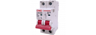 Автоматический выключатель CNC YCB9-80DM 2Р 10А 6кА С 500В DC (Б00035405) - фото 1