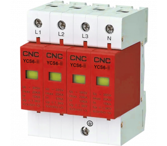 Ограничитель импульсного перенапряжения CNC YCS6-С 1500В DС 4Р 3Р+N (Б00038406)