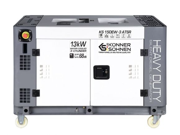 Генератор дизельний Konner&amp;Sohnen KS 15DEW-3 ATSR - фото 1