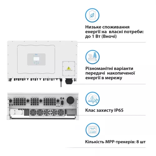 Инвертор сетевой DEYE SUN-125K-G01P3-EU - фото 3