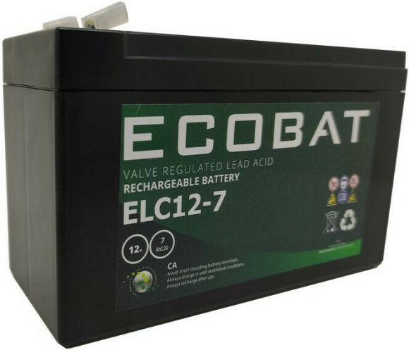 Акумуляторна батарея Ecobat ELC 12-7 (24.08.22) - фото 1