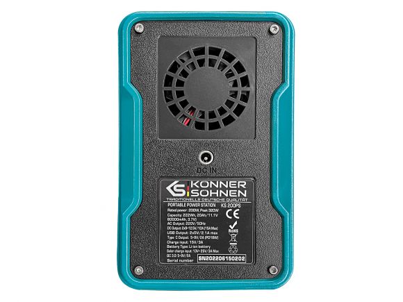 Портативная (переносная) электростанция Konner&amp;Sohnen KS 200PS - фото 8