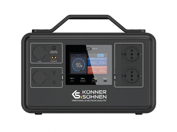 Портативная мобильная электростанция Konner&amp;Sohnen KS 1200PS - фото 1