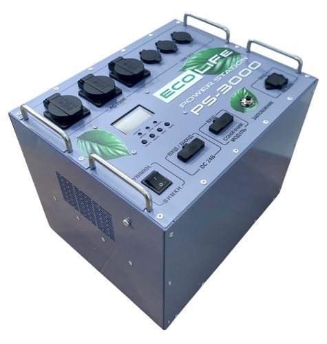 Портативная электростанция EcoLiFe PS-3000 - фото 2