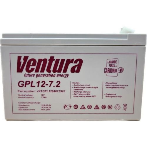 Аккумуляторная батарея Ventura GPL 12-7,2 - фото 1