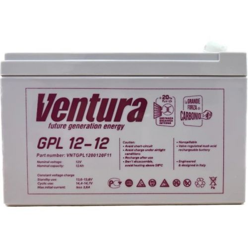 Акумуляторна батарея Ventura GPL 12-12 - фото 1