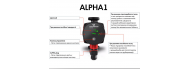 Насос циркуляционный Grundfos ALPHA1 25-80 180 (99199577) - фото 2