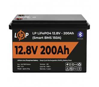 Аккумулятор LP LiFePO4 12V (12,8V) - 200 Ah (2560Wh) (20198)