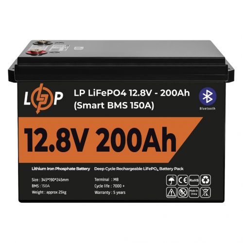 Аккумулятор LP LiFePO4 12V (12,8V) - 200 Ah (2560Wh) (20198) - фото 1