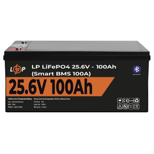 Аккумулятор LP LiFePO4 24V (25,6V) - 100 Ah (2560Wh) (20200) - фото 1
