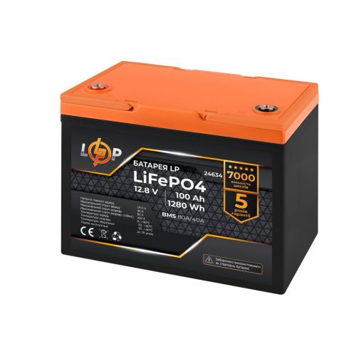 Аккумулятор LP LiFePO4 12,8V - 100 Ah (1280Wh) (24634) - фото 2