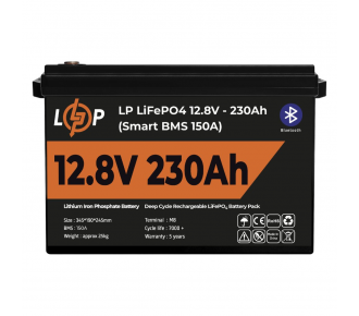 Аккумулятор LP LiFePO4 12V (12,8V) - 230 Ah (2944Wh) (20199)