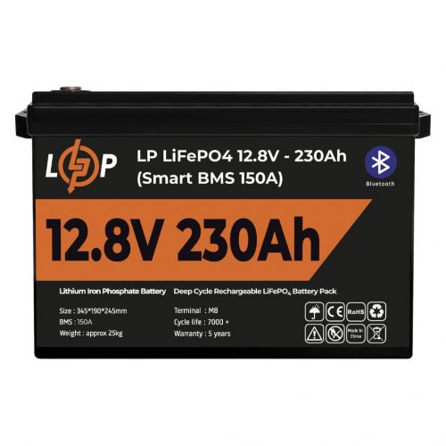Аккумулятор LP LiFePO4 12V (12,8V) - 230 Ah (2944Wh) (20199) - фото 1