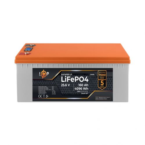 Аккумулято LP LiFePO4 25,6V - 160 Ah (4096Wh) (24409) - фото 1