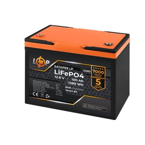 Аккумулятор LP LiFePO4 12,8V - 100 Ah (1280Wh) (24662) - фото 2