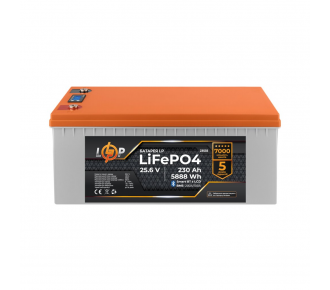 Аккумулятор LP LiFePO4 25,6V - 230 Ah (5888Wh) (23535)