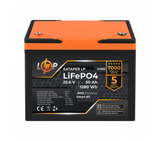 Аккумулятор LP LiFePO4 25,6V - 50 Ah (1280Wh) (24666)