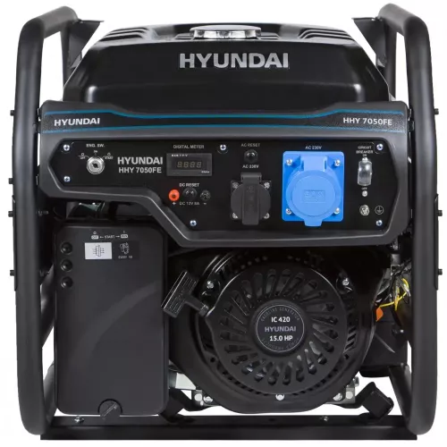 Генератор бензиново-газовый Hyundai HHY 7050FE - фото 6