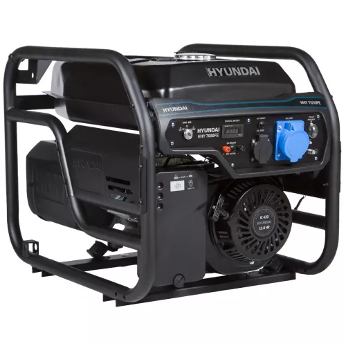 Генератор бензиново-газовый Hyundai HHY 7050FE - фото 3