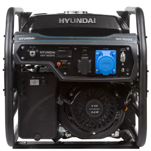 Генератор бензиново-газовый Hyundai HHY 9050FE - фото 4