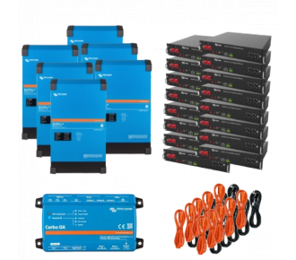 Система бесперебойного питания 24кВт (48кВт·ч) VictronEnergy MultiPlus-II + Dyness B4850 (3 фазы)