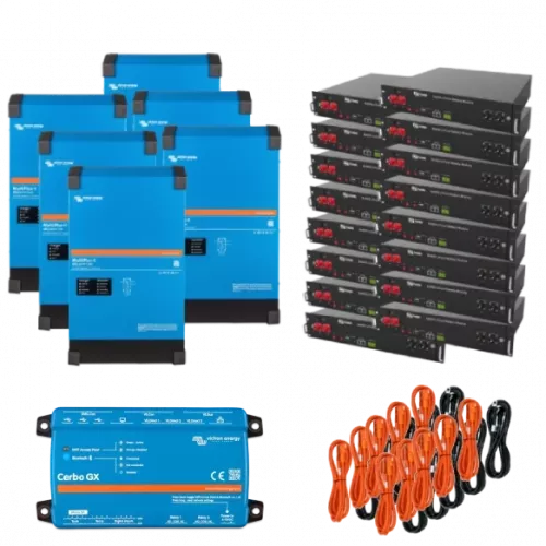 Система бесперебойного питания 24кВт (48кВт&middot;ч) VictronEnergy MultiPlus-II + Dyness B4850 (3 фазы) - фото 1