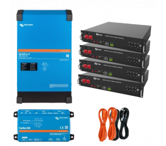 Система бесперебойного питания 4 кВт (9,6кВт·ч) VictronEnergy MultiPlus-II GX + Dyness B4850 (1 фаза)