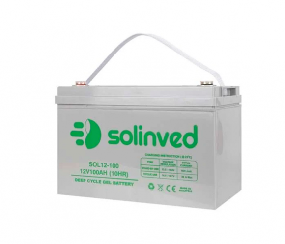 Аккумуляторная батарея Solinved 100-12 GEL 12V 100 Ah (37423) - фото 3