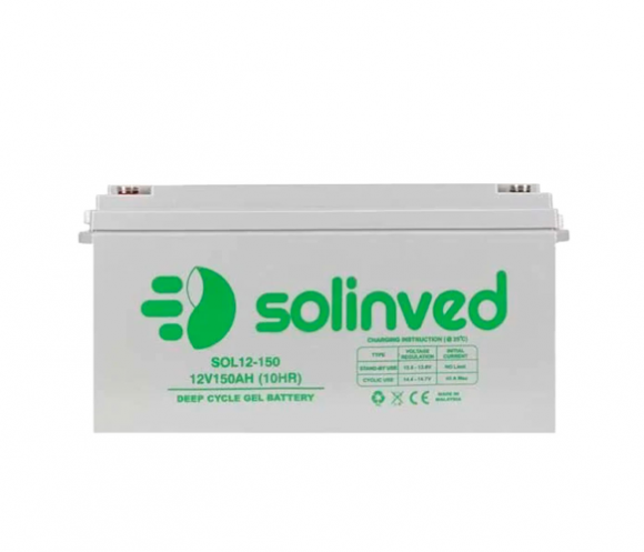 Аккумуляторная батарея Solinved 150-12 GEL 12V 150 Ah (37424) - фото 1