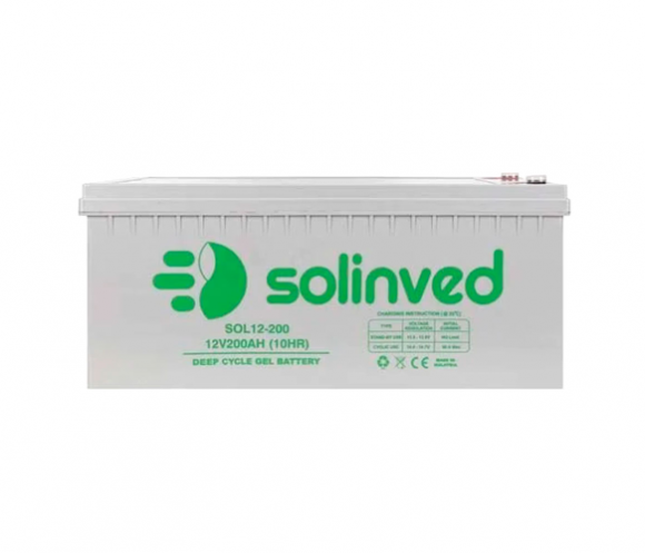 Аккумуляторная батарея Solinved 200-12 GEL 12V 200 Ah (37425) - фото 1