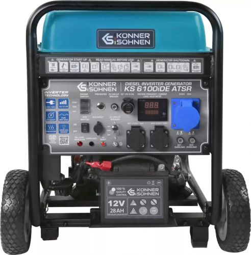 Генератор инверторный Konner&amp;Sohnen KS 6100iDЕ ATSR - фото 2