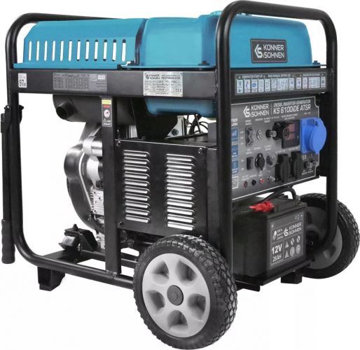 Генератор инверторный Konner&amp;Sohnen KS 6100iDЕ ATSR - фото 6