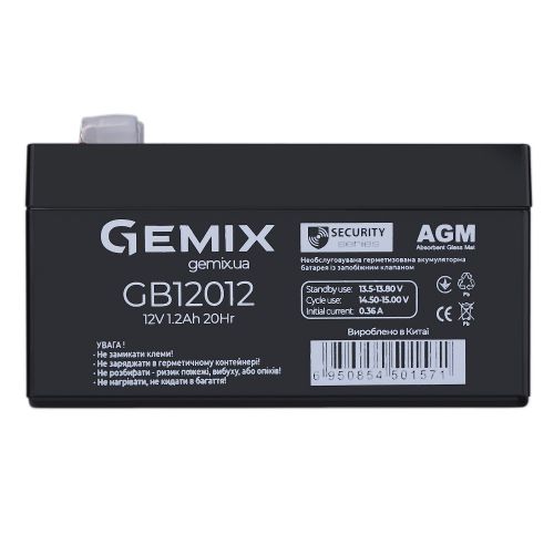 Аккумуляторная батарея Gemix GB12012 (10630078) - фото 1