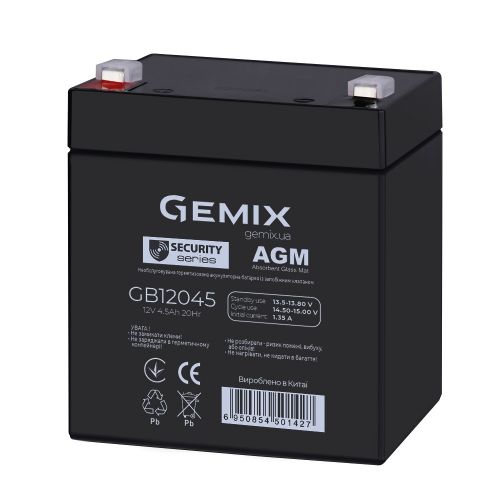 Аккумуляторная батарея Gemix GB12045 (10630075) - фото 2